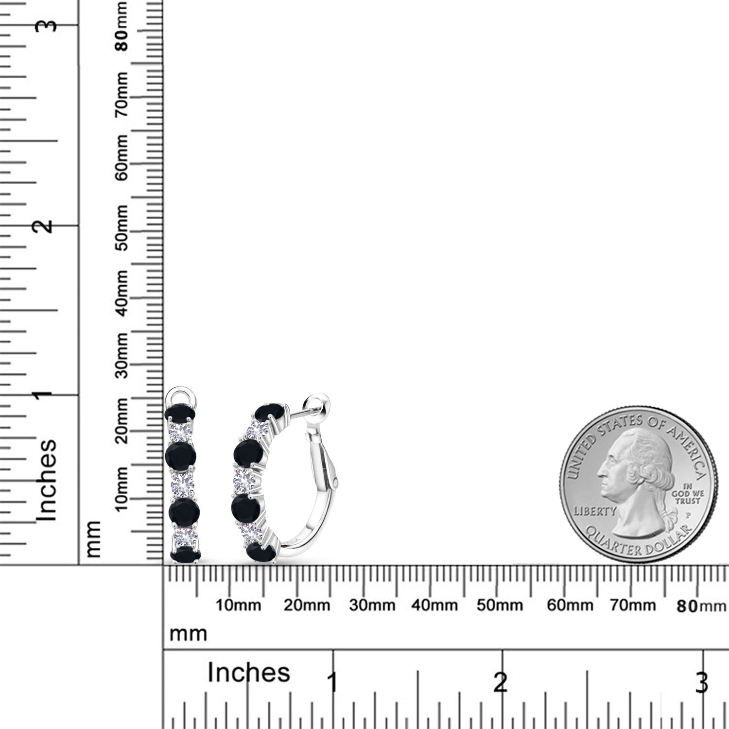 Earrings in 925 Sterling Silver