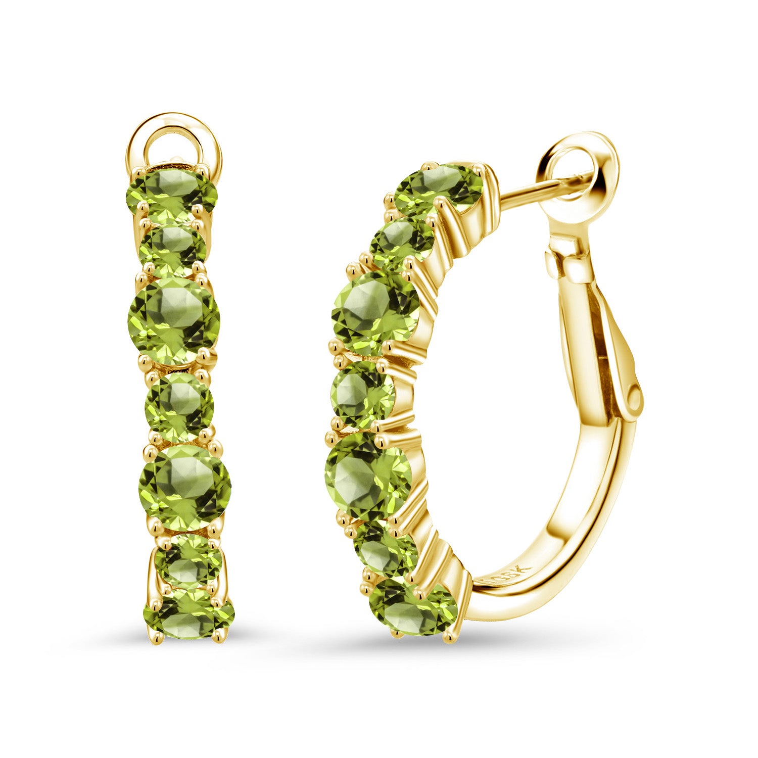 Earrings in 925 Yellow Gold Plated Silver