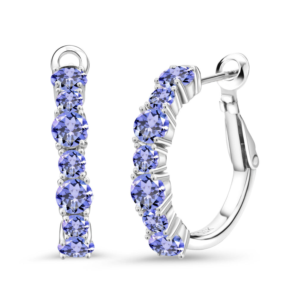 Tanzanite - December_Earrings in 925 Sterling Silver