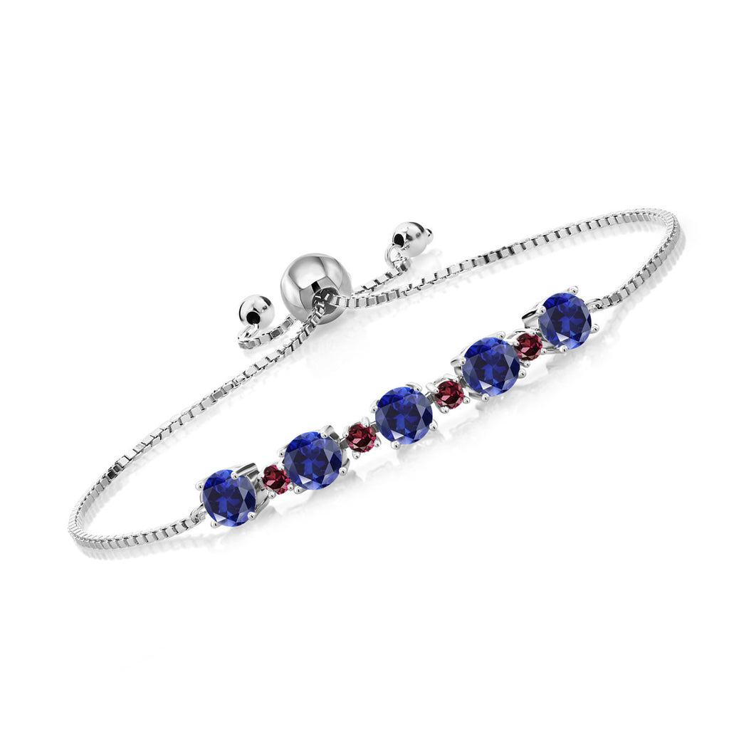 Blue Created Sapphire - September
