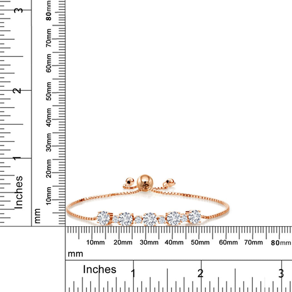 Bracelet in 925 Rose Gold Plated Silver