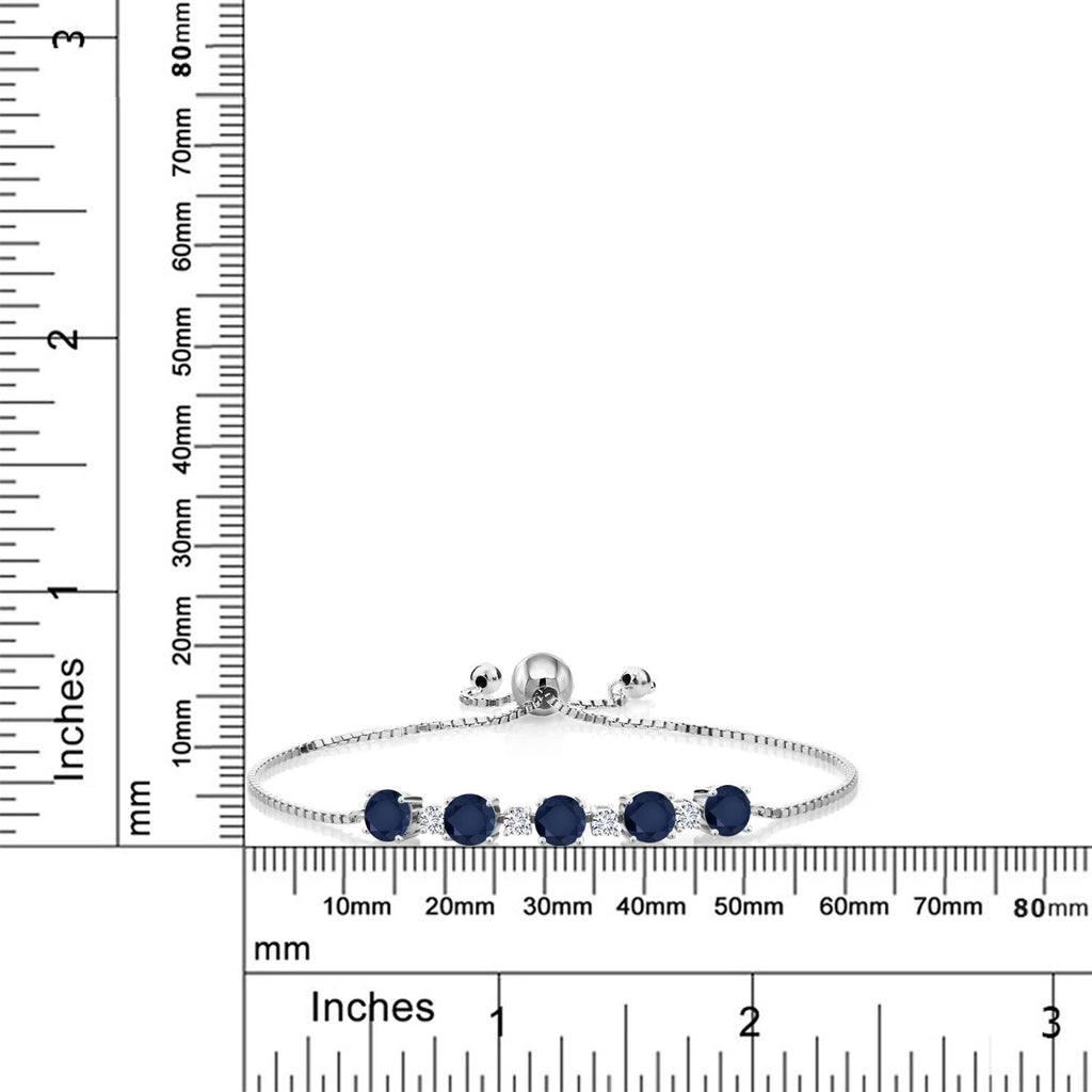 Sapphire - September_Bracelet in 925 Sterling Silver