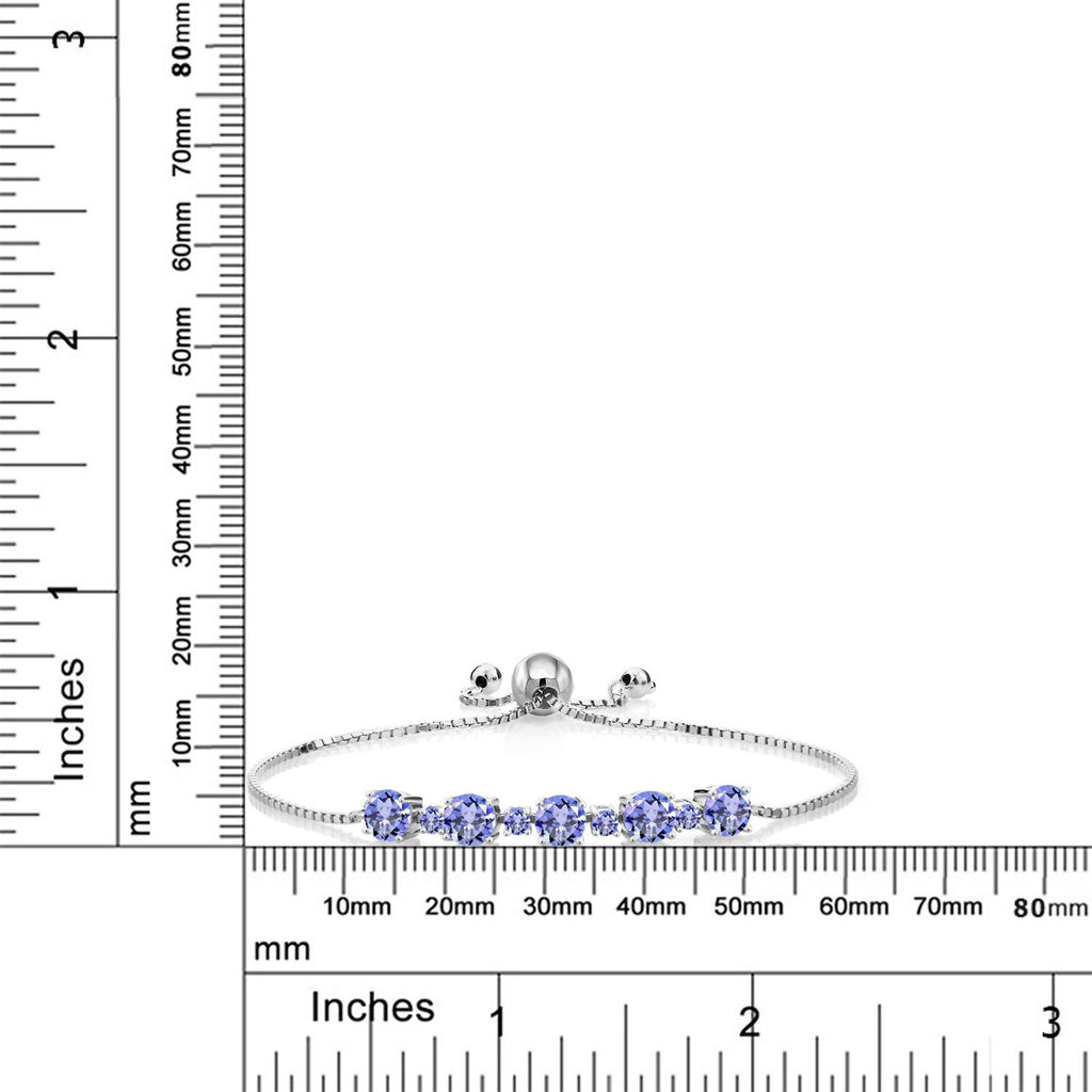 Tanzanite - December_Bracelet in 925 Sterling Silver