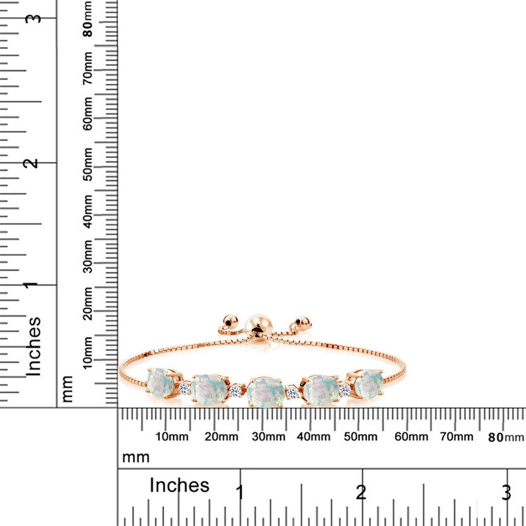 Bracelet in 925 Rose Gold Plated Silver
