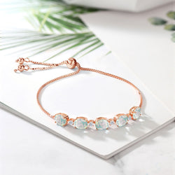 Bracelet in 925 Rose Gold Plated Silver