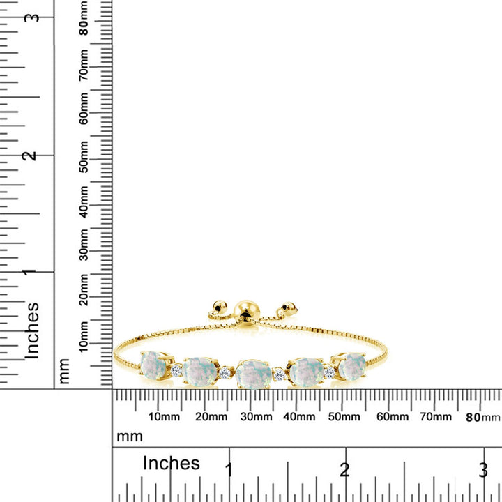 Bracelet in 925 Yellow Gold Plated Silver