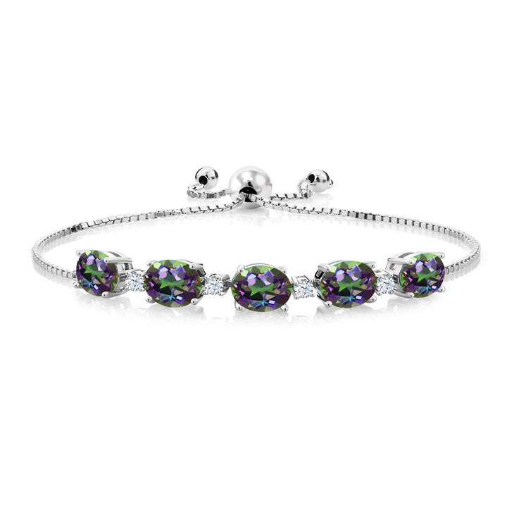 Green Mystic Topaz_Bracelet in 925 Sterling Silver