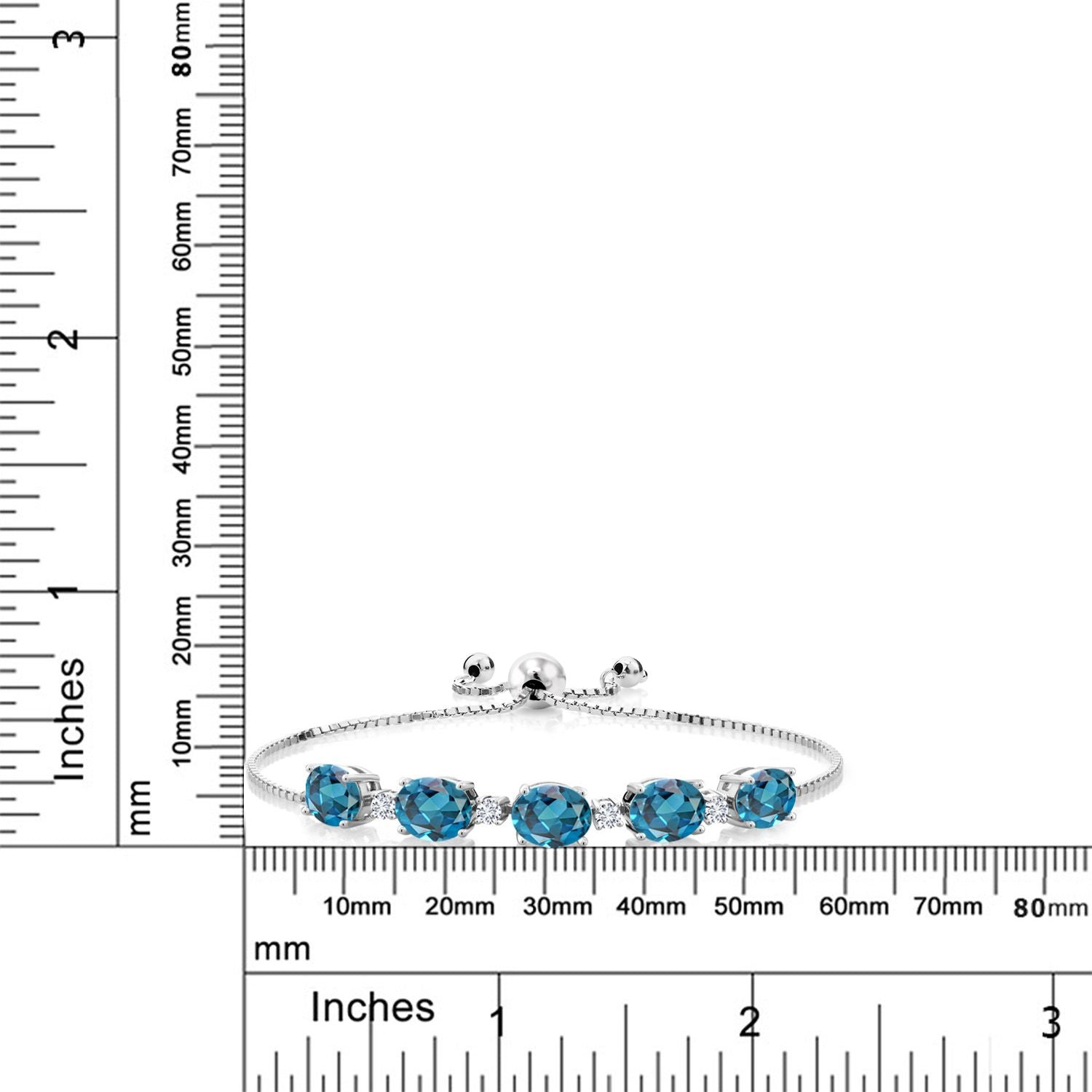 Topaz - November_Bracelet in 925 Sterling Silver