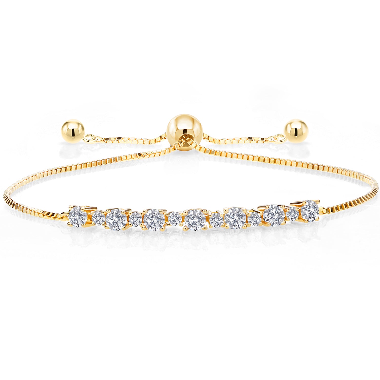 Bracelet in 925 Yellow Gold Plated Silver