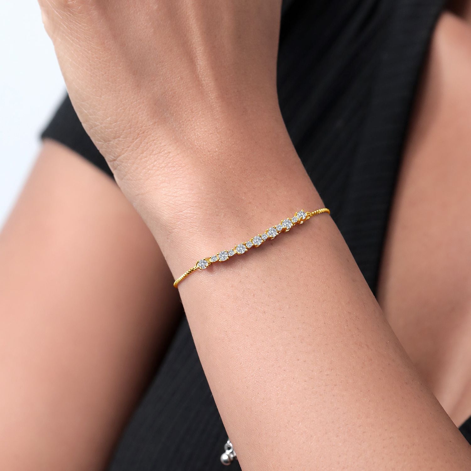 Bracelet in 925 Yellow Gold Plated Silver