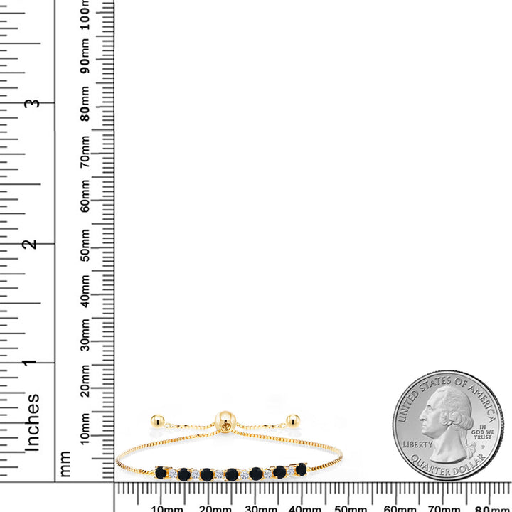 Bracelet in 925 Yellow Gold Plated Silver