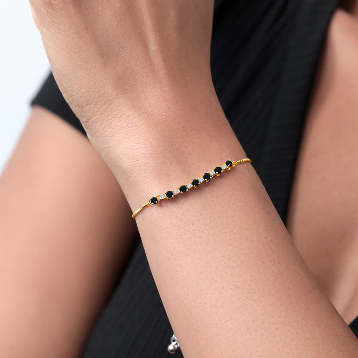 Bracelet in 925 Yellow Gold Plated Silver