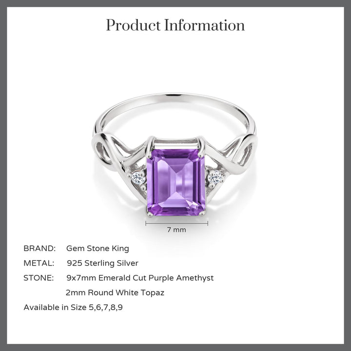 Amethyst and Topaz_5_Ring in 925 Sterling Silver