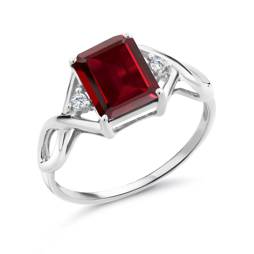 Garnet - January_7_Ring in 925 Sterling Silver