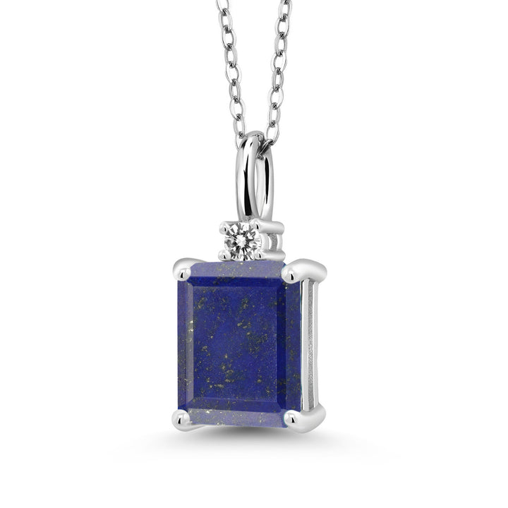 Blue Lapis_Pendant in 925 Sterling Silver