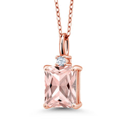Pendant in 925 Rose Gold Plated Silver