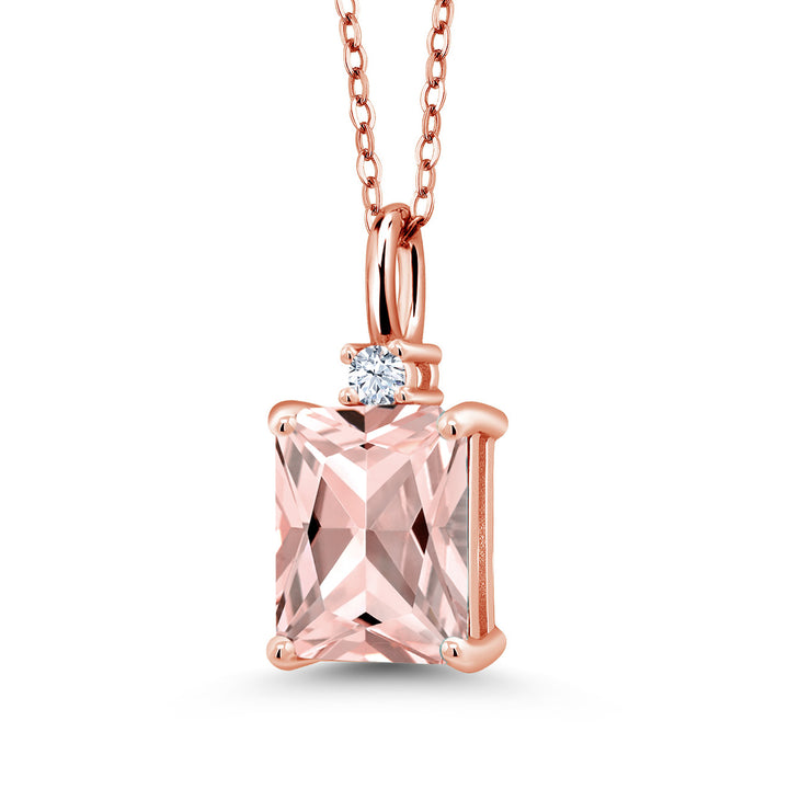 Pendant in 925 Rose Gold Plated Silver