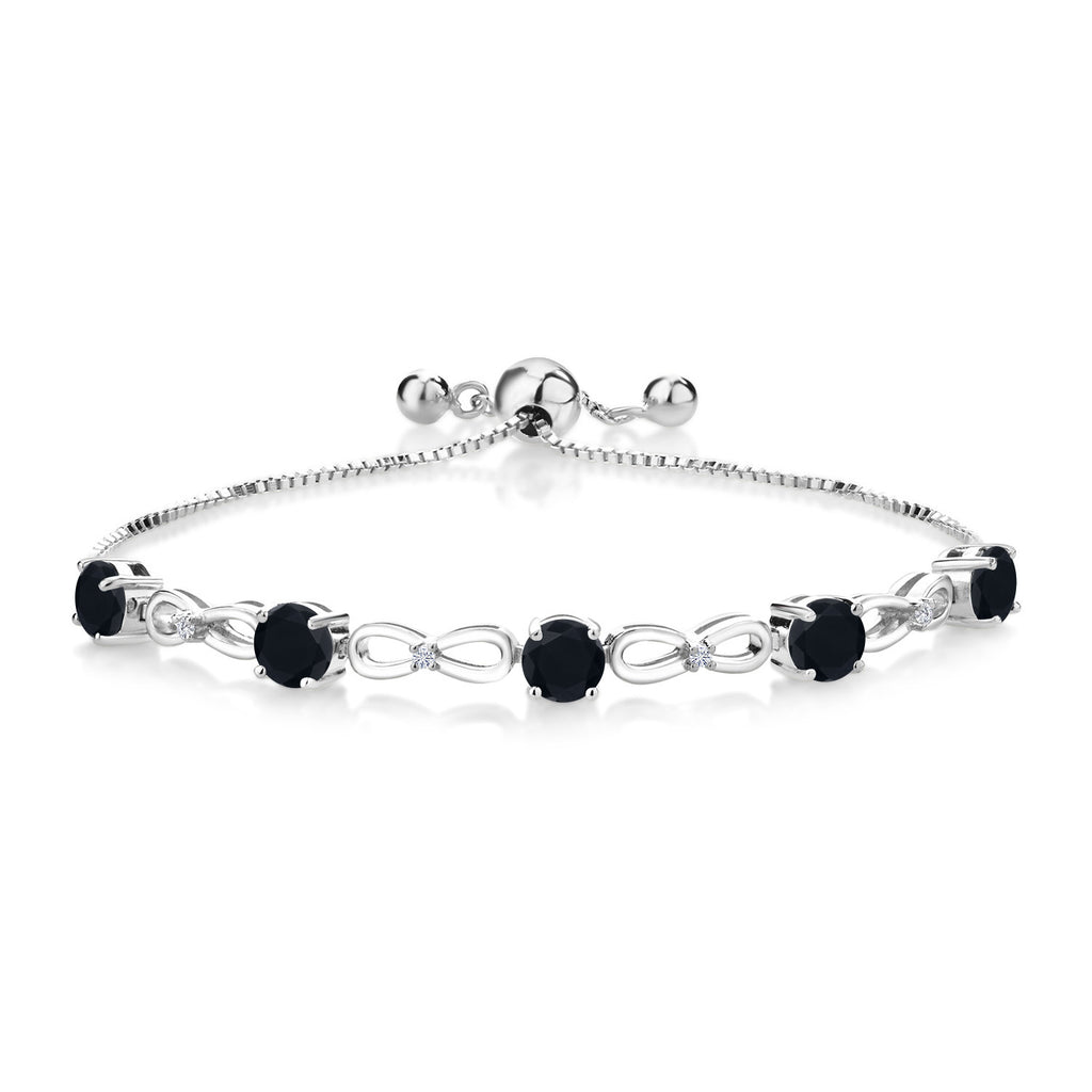 Onyx - December_Bracelet in 925 Sterling Silver