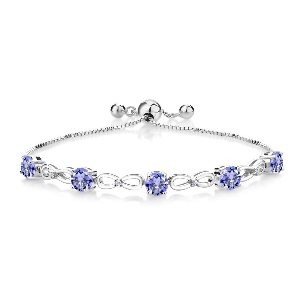 Tanzanite - December_Bracelet in 925 Sterling Silver