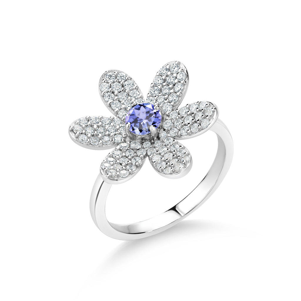 Tanzanite - December_9_Ring in 925 Sterling Silver