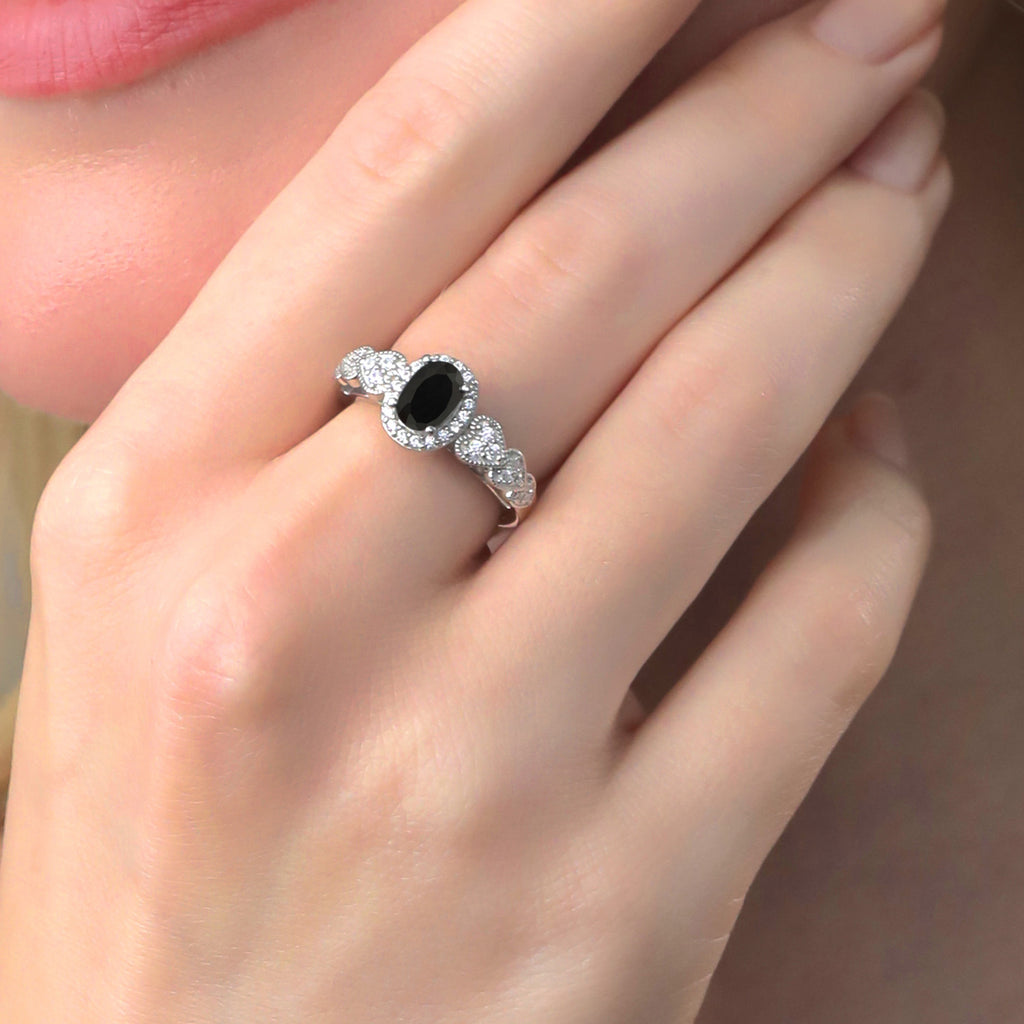 Onyx - December_7_Ring in 925 Sterling Silver