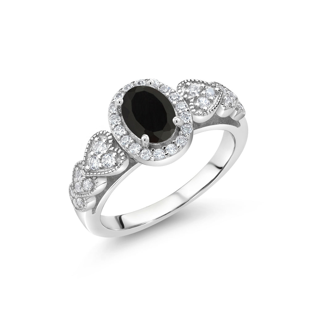 Onyx - December_9_Ring in 925 Sterling Silver