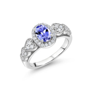 Tanzanite - December_5_Ring in 925 Sterling Silver