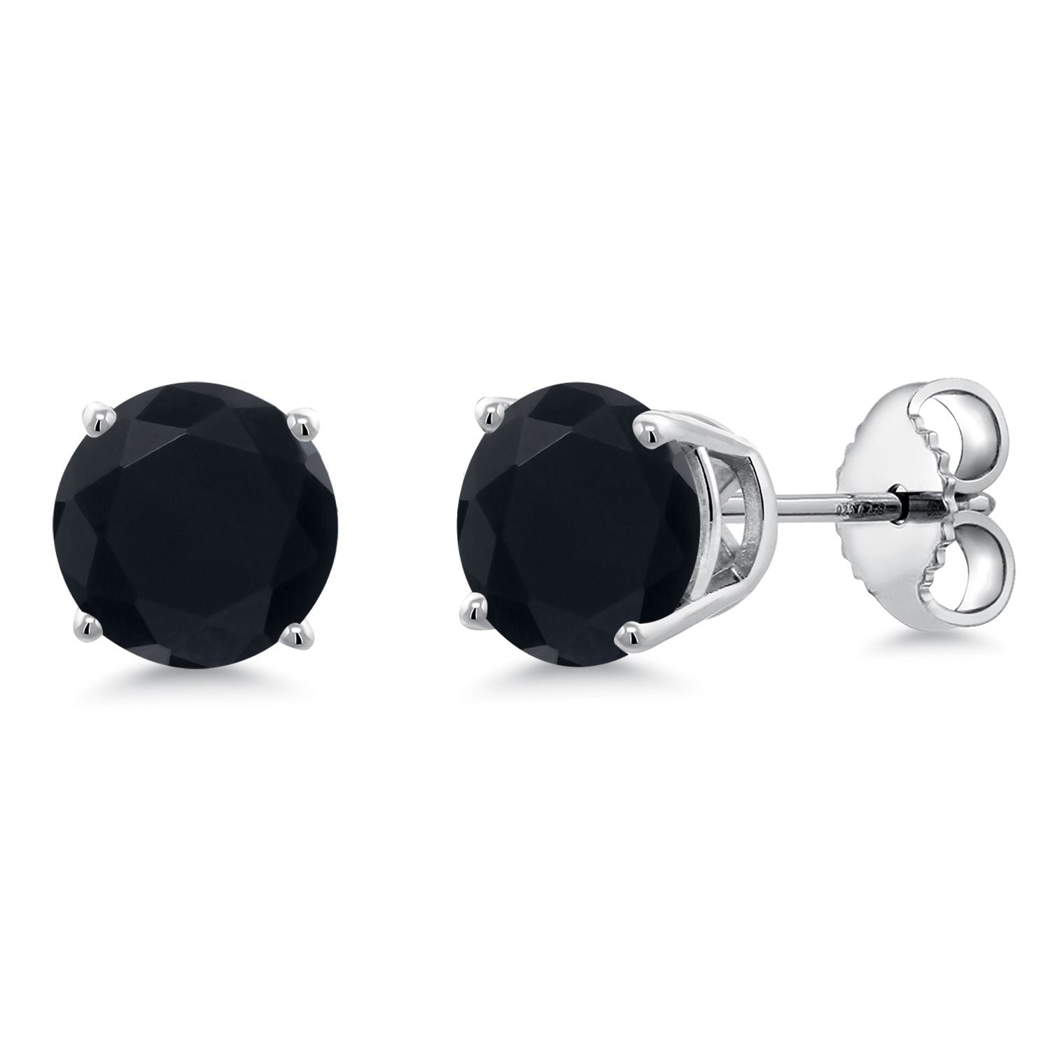 Onyx - December_Earrings in 925 Sterling Silver