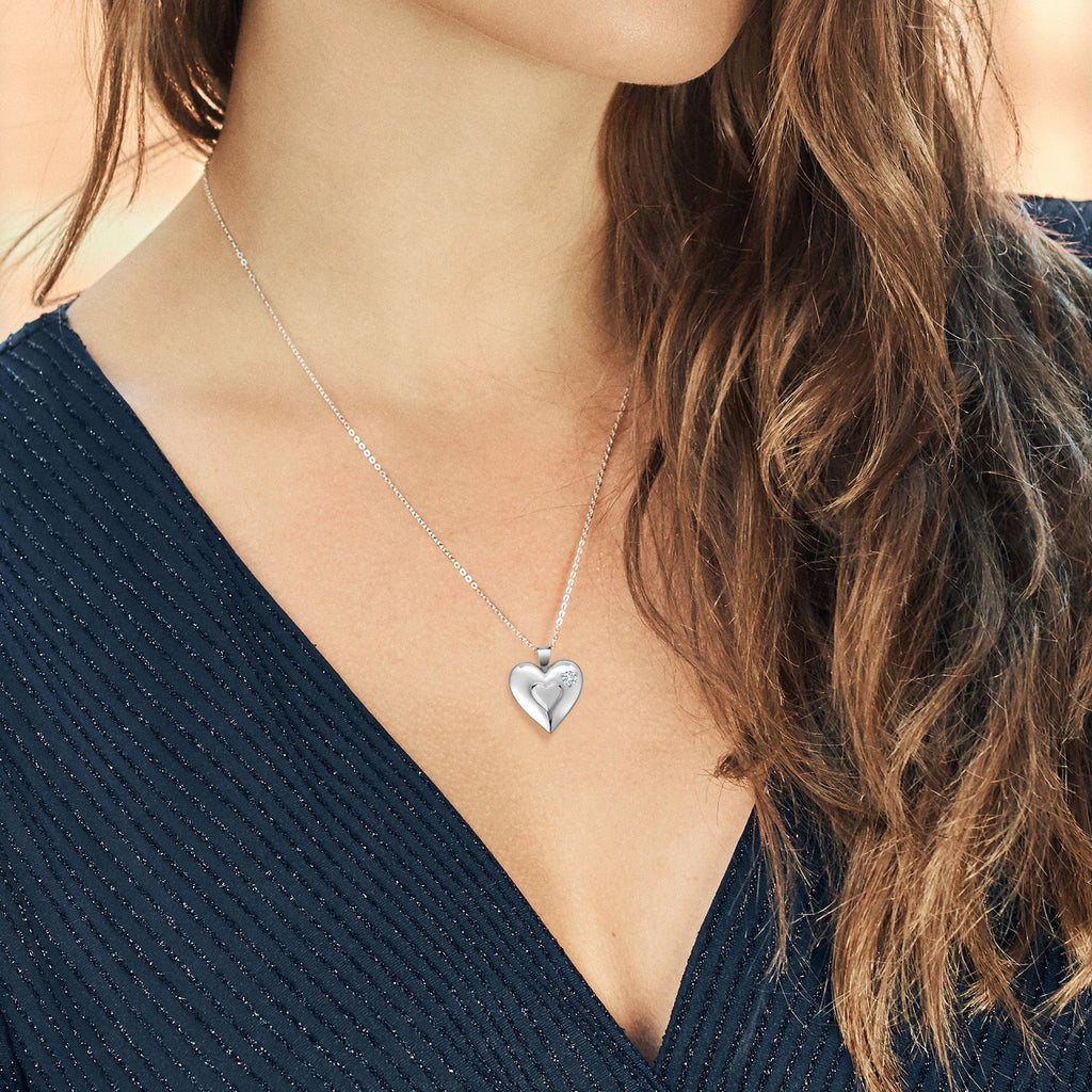 Lab Grown Diamond_Pendant in 925 Sterling Silver