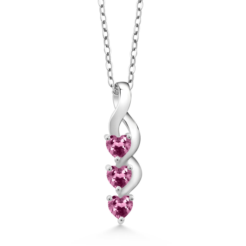 Tourmaline - October_Pendant in 925 Sterling Silver