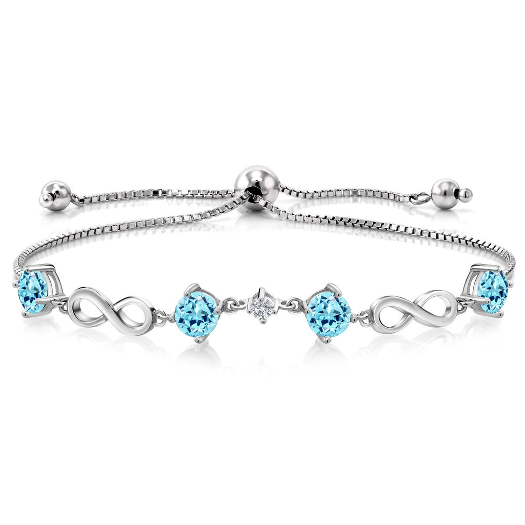 Apatite_Bracelet in 925 Sterling Silver
