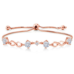 Bracelet in 925 Rose Gold Plated Silver