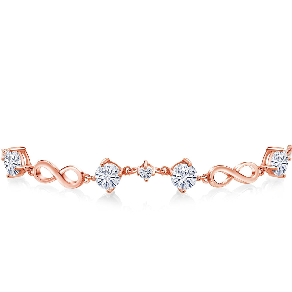 Bracelet in 925 Rose Gold Plated Silver