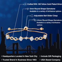Bracelet in 925 Yellow Gold Plated Silver