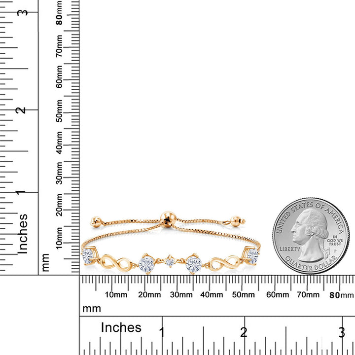 Bracelet in 925 Yellow Gold Plated Silver