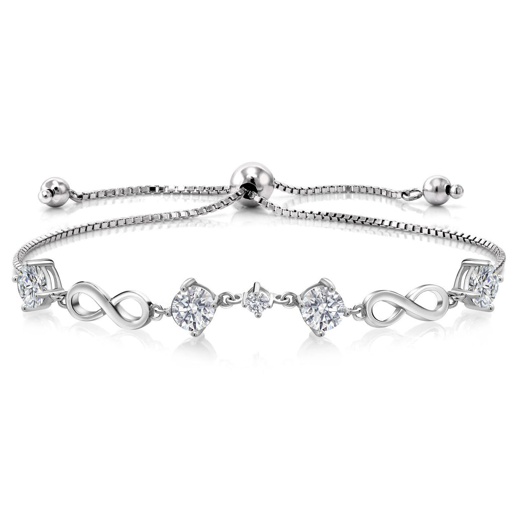 Lab Grown Diamond_Bracelet in 925 Sterling Silver
