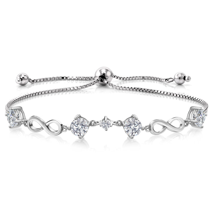 Lab Grown Diamond_Bracelet in 925 Sterling Silver