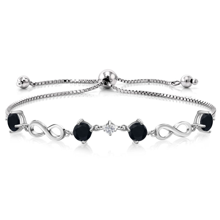 Onyx - December_Bracelet in 925 Sterling Silver