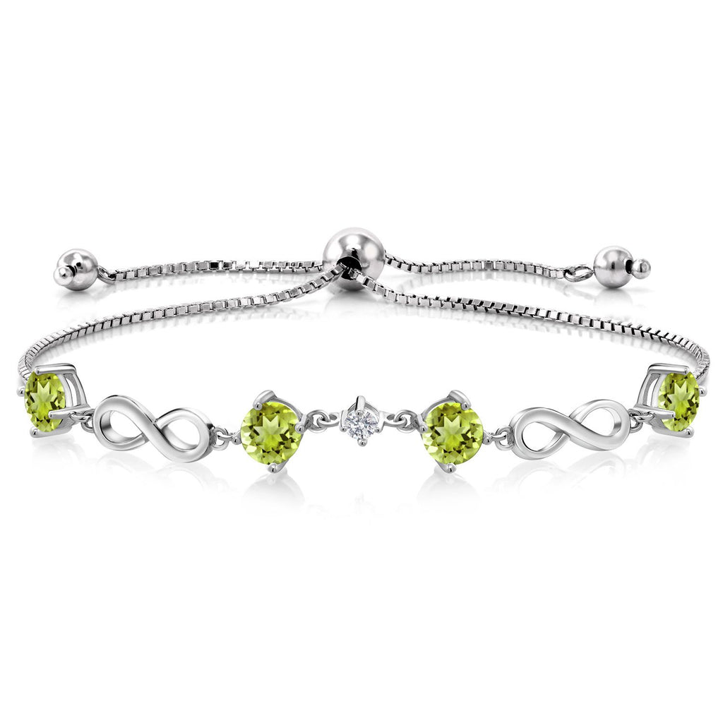Peridot - August_Bracelet in 925 Sterling Silver