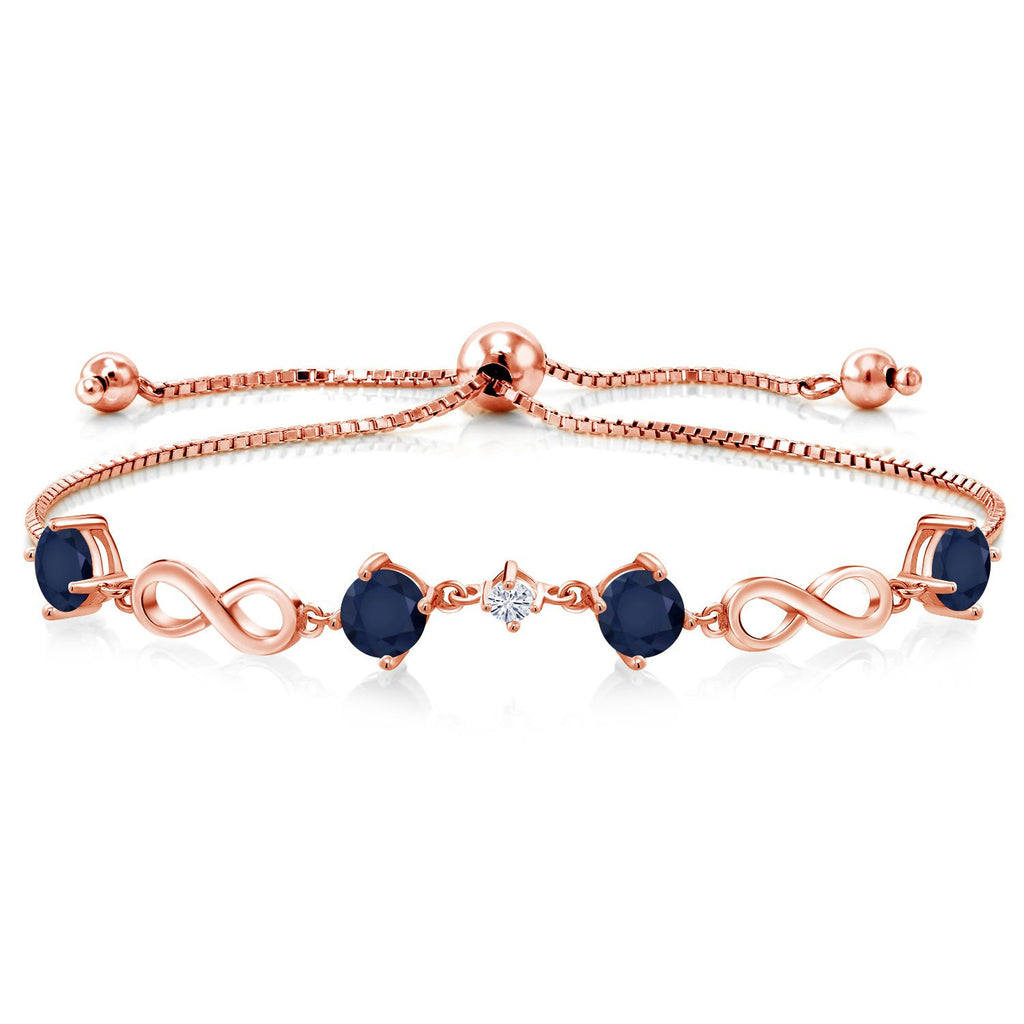 Bracelet in 925 Rose Gold Plated Silver