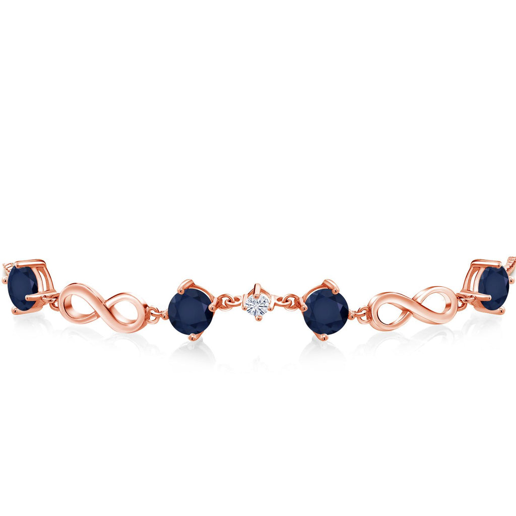 Bracelet in 925 Rose Gold Plated Silver