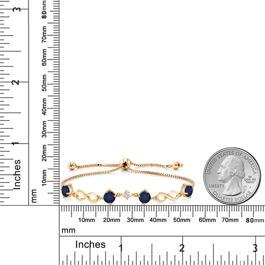 Bracelet in 925 Yellow Gold Plated Silver