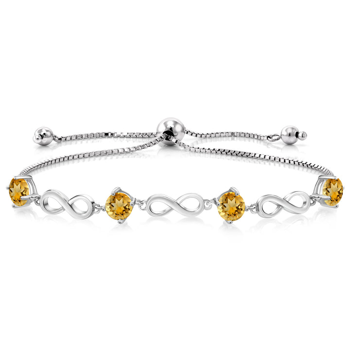 Citrine - November_Bracelet in 925 Sterling Silver