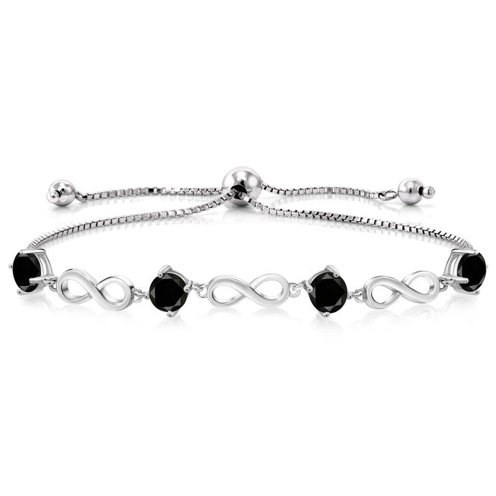 Black Diamond - April_Bracelet in 925 Sterling Silver
