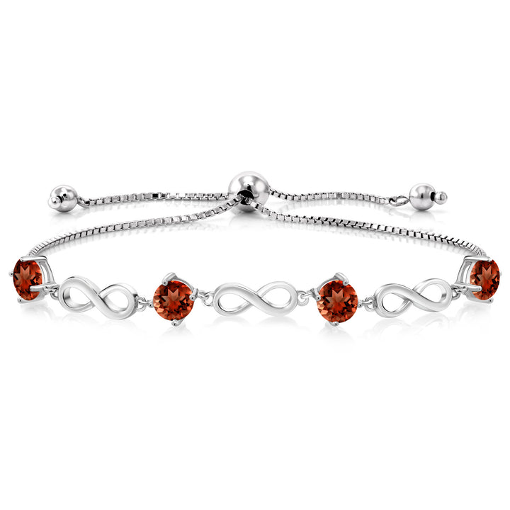 Garnet - January_Bracelet in 925 Sterling Silver