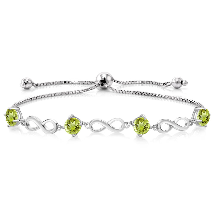 Peridot - August_Bracelet in 925 Sterling Silver