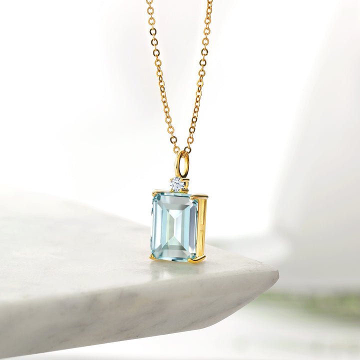 Pendant in 925 Yellow Gold Plated Silver