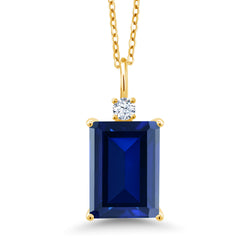 Pendant in 925 Yellow Gold Plated Silver