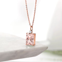 Pendant in 925 Rose Gold Plated Silver