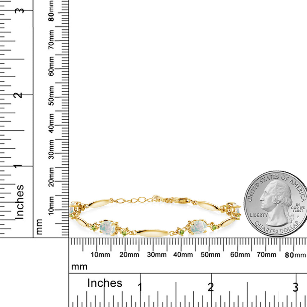 Bracelet in 925 Yellow Gold Plated Silver